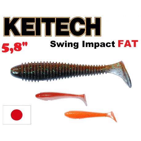 Keitech Swing Impact FAT 5.8 4 pcs