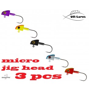 Manyfik Painted Micro Jig Heads
