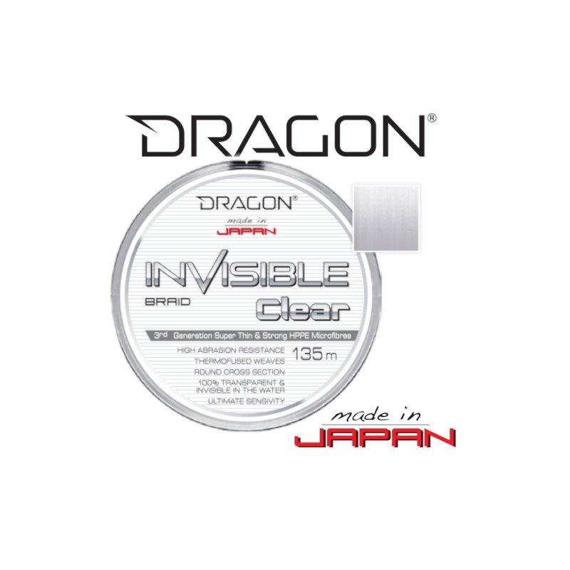 Dragon Invisible CLEAR Braid - UK-Lures